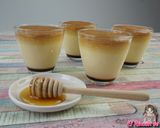 Foto del paso 10 de la receta Flan de miel con bizcocho en vasitos