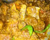 A picture of step 5 of Mutton biryani.