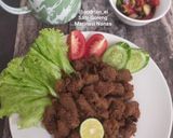 Foto langkah ke 5 dari resep Sate Goreng Daging Sapi Marinasi Nanas.