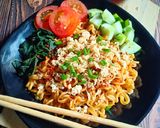 Foto langkah ke 6 dari resep Mie Setan/Mie Pedas ala Mie Kober (Homemade).