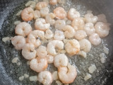 Spaghettis con gambas
