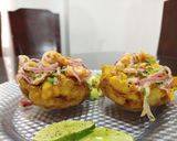 Foto del paso 6 de la receta: Ceviche de camarón en canasta de patacón
