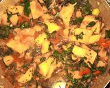 A picture of step 2 of Yam porridge (Akpete).