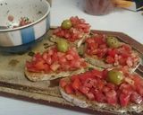 Foto do passo 5 de Bruschetta mediterrânea