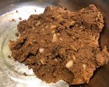 Foto langkah ke 2 dari resep Oat Choco Almond Cookies Teflon (takaran sendok, tanpa oven, tanpa mixer).