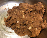 Foto langkah ke 2 dari resep Oat Choco Almond Cookies Teflon (takaran sendok, tanpa oven, tanpa mixer).