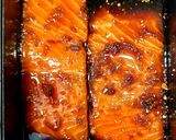 Une image de l'étape 2 de Saumon laqué et ses légumes au wok sauce Teriyaki maison.