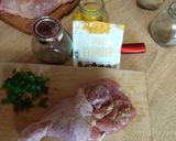 Egész csirkecombfilé rizibizivel és párolt zöldséggel recept fázis 3 fotója