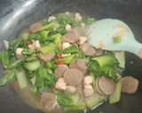 Foto langkah ke 4 dari resep Tumis Pokcoy Ayam.