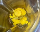 Gambar langkah 2 resipi Puding roti karamel.