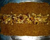 A picture of step 2 of Kunafa Mabrouma with Nuts.