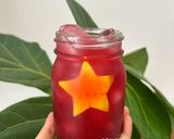 Hình bước làm 4 của món Trà Dâu Cờ Việt Nam 🇻🇳