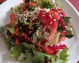 Foto del paso 11 de la receta: Ensalada de espinacas y betabel con aderezo de naranja 🍊