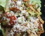 A picture of step 8 of Classic Vegetable Sizzler with Barbeque Sauce.