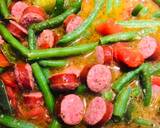 One Pot Smoked Beef Sausage with Green Beans and Noodles recipe step 6 photo