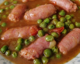 Foto del paso 9 de la receta: Salchichas con guisantes