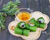 Hình bước làm 5 của món Cuốn Diếp Nấm Chay