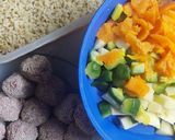 Foto del paso 2 de la receta: Sobras de arroz y verduras se convierte en exquisito guiso