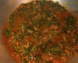 A picture of step 7 of Egg Palak Curry.