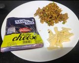 A picture of step 5 of Aloo matar Shingara.