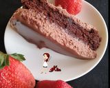 A picture of step 6 of Chocolate Mousse Cake.