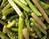 XO醬蘆筍炒蛤蜊佐玉米筍的食譜步驟1照片