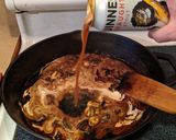 A picture of step 5 of Guinness braised corned beef.
