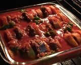 A picture of step 9 of Eggplant with Kofta.