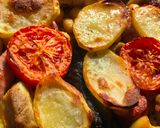 A picture of step 4 of Baked Rice with Asturian Chorizo and Ontinyent Sausages.