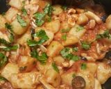 A picture of step 5 of Seppie e patate squid and potatoes.