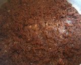 A picture of step 3 of Dambun nama (meat floss).