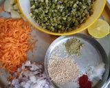 A picture of step 2 of Healthy moong salad.