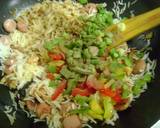 Chilli Sambal Fried Rice with Prawns & Sausages recipe step 4 photo