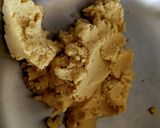 A picture of step 3 of Nankhatai.