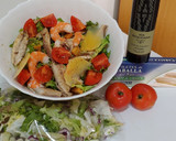 Foto del paso 1 de la receta: Ensalada caballa con langostinos y mahonesa