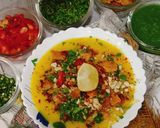 A picture of step 4 of Muradabadi Dal Chaat.