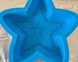 A picture of step 1 of Mario super star cake.