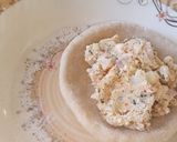 A picture of step 2 of Acharya paneer paratha.