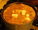 A picture of step 5 of Paneer butter masala.