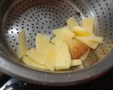 A picture of step 1 of Aloo fry.