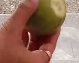 A picture of step 1 of Guava chaat.