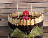 Foto langkah ke 6 dari resep Cake Ultah Pocky.