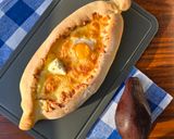 صورة لخطوة 1 من وصفة خاشابوري أدجارولي 🇬🇪 Adjaruli khachapuri
