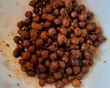 A picture of step 6 of Black chana chaat.