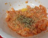 Foto del paso 1 de la receta: Tartar de salmón y mandarina