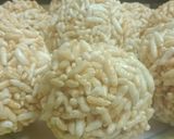A picture of step 4 of Murmura(puffed rice)  Laddu.
