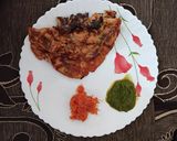 A picture of step 3 of Leftover Rice Chila.
