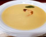 Foto del paso 6 de la receta Crema de coliflor, con langostinos y azafrán
