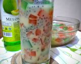 Foto langkah ke 4 dari resep Es Jelly Selasih Natadecoco.