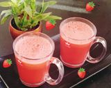A picture of step 5 of Strawberry juice.